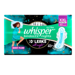 WHISPER BINDAZZ NIGHTS XXL+ 360MM 30 PADS